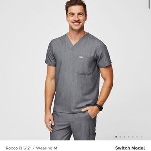 MENS FIGS SCRUB TOP
